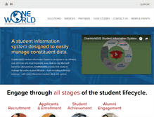 Tablet Screenshot of oneworldsis.com